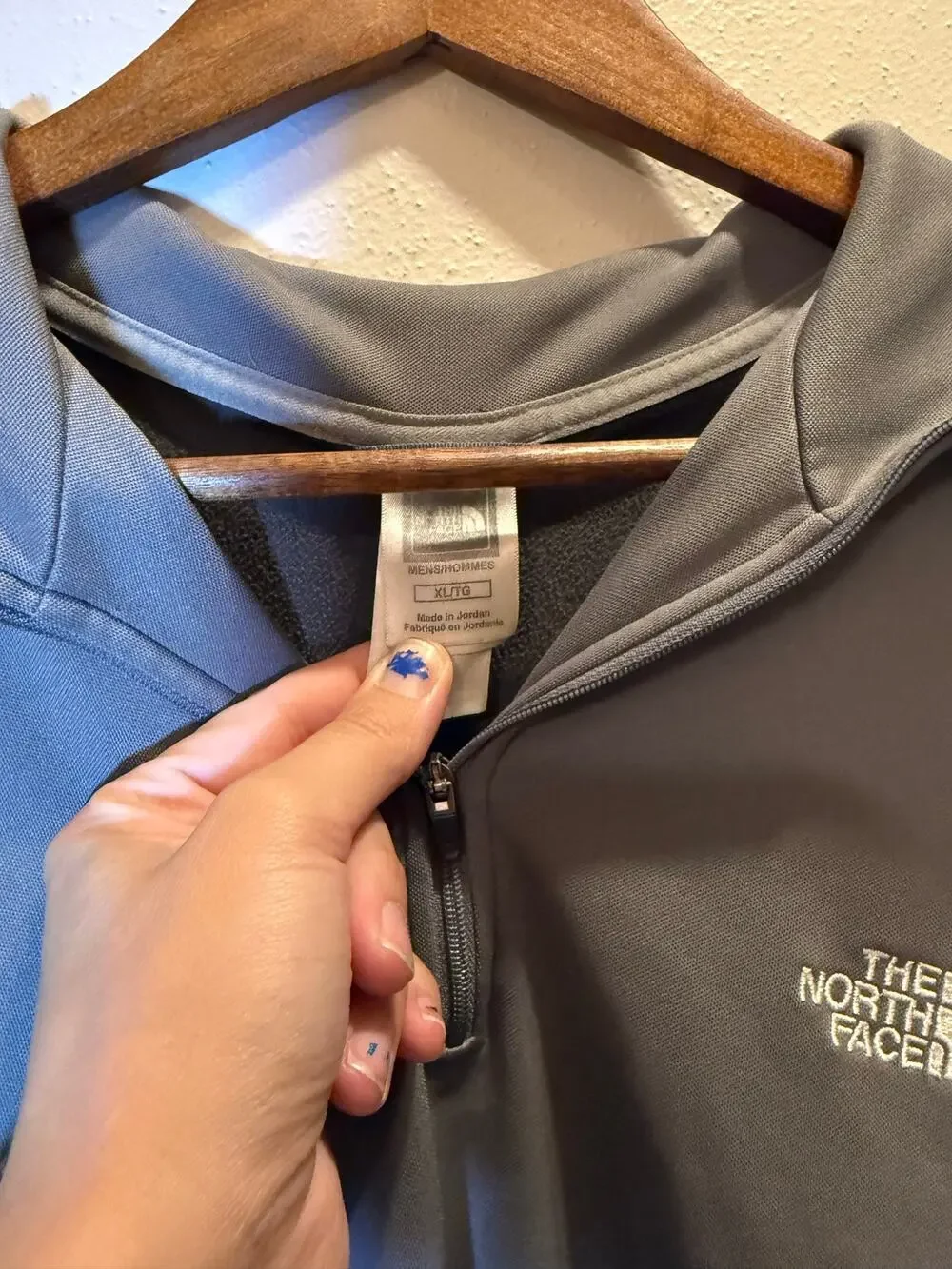 The North Face Men’s XL Gray Quarter Zip Pullover Performance